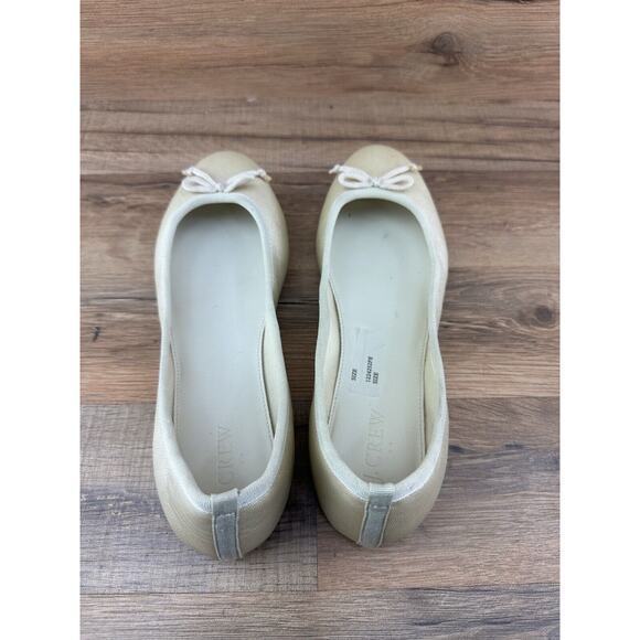 J Crew Pink Patent Leather Ballet Flats Size 7 - Picture 7 of 7